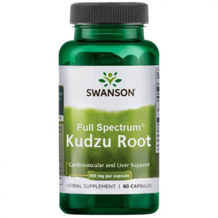 Swanson Premium Full Spectrum Kudzu Root Vitamin 500 Mg 60 Caps